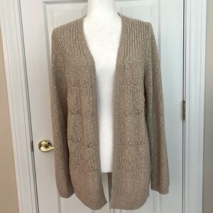 J.Jill Open Front Cardigan